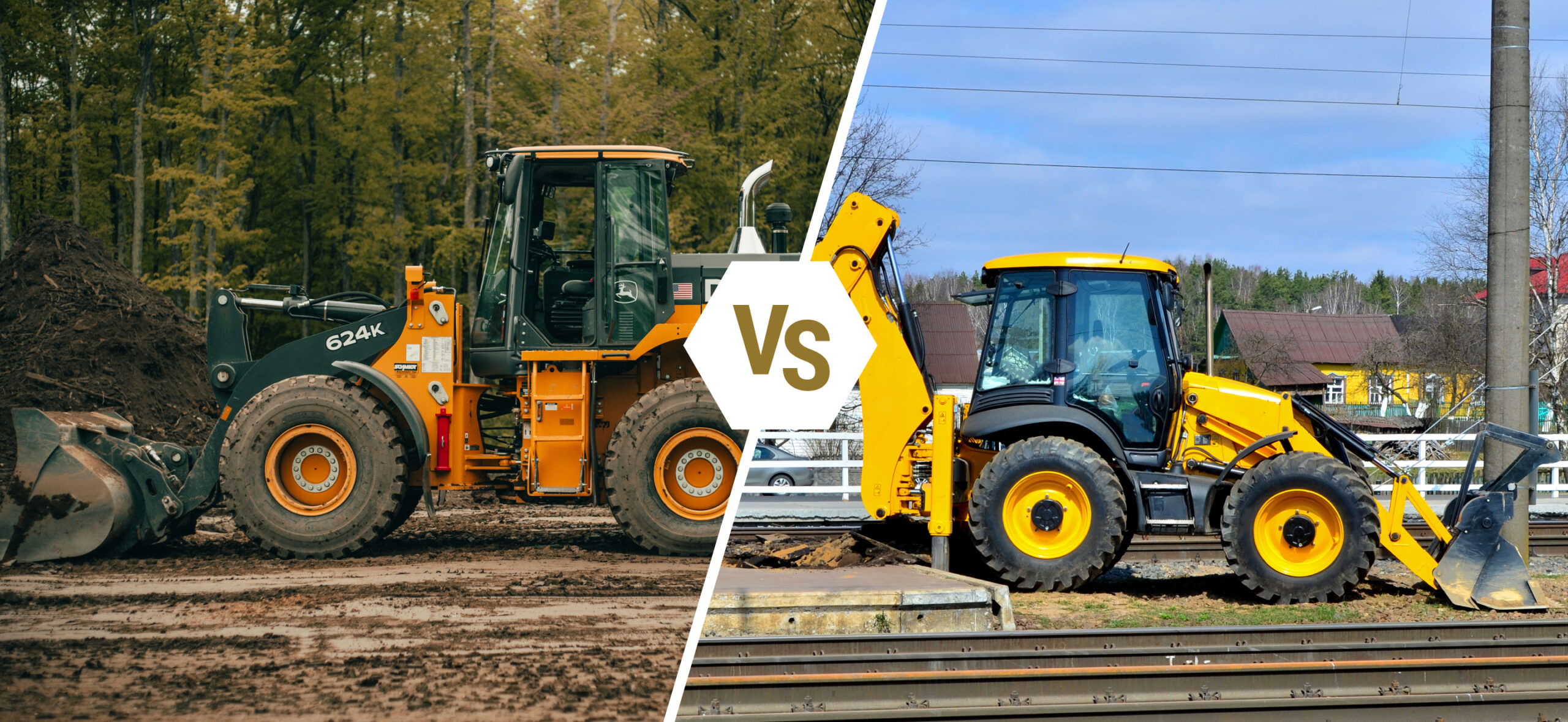 Comparison of construction equipment: wheel loader or backhoe loader